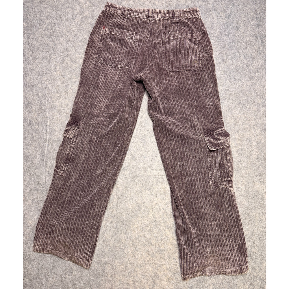 BDG Pants Women's 4 Purple Corduroy Cargo Utility Straight Leg Casual Pockets - Picture 5 of 9